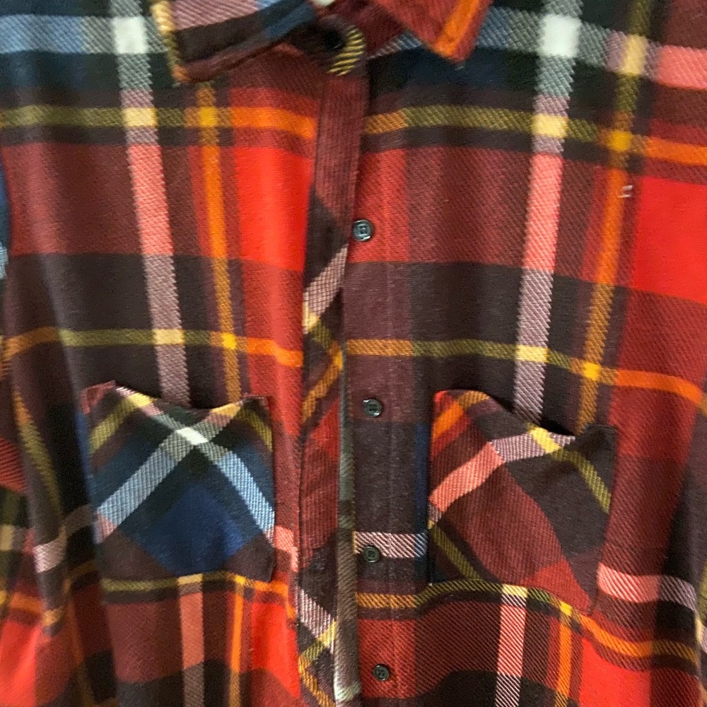 3x women’s multi color lumberjack shirt